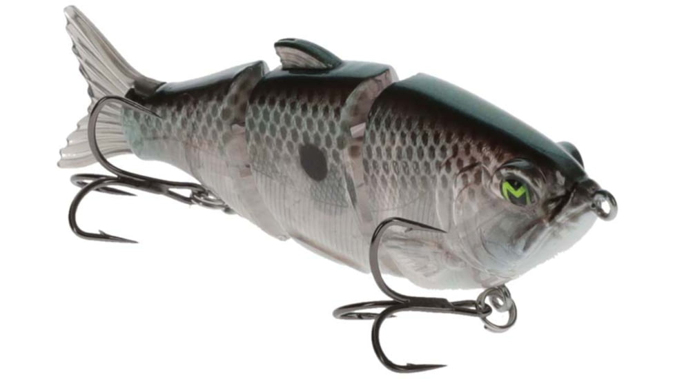MACH Baits MachShad 90 Swimbait, Slow Sinking Jointed Swimbait, Green Gizzard Shad, 7/16oz, HCMBMS-568, HCMBMS-568