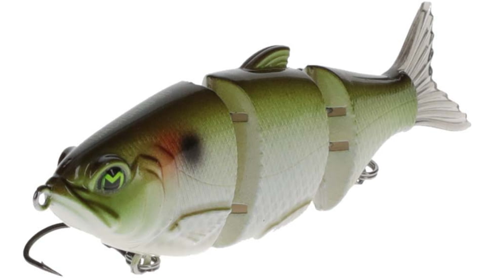 MACH Baits MachShad 90 Swimbait, Slow Sinking Jointed Swimbait, Natural Green Shad, 7/16oz, HCMBMS-930, HCMBMS-930