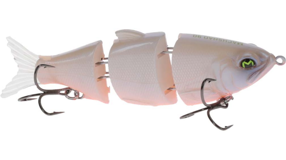 MACH Baits MachShad 90 Swimbait, Slow Sinking Jointed Swimbait, Pearl Orange Belly, 7/16oz, HCMBMS-924, HCMBMS-924