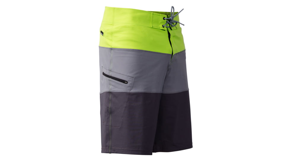 NRS Benny Board Short - Men's-Gray/Green-38 Waist