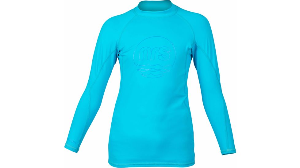 NRS Rashguard Long-Sleeve Shirt - Kid's-Teal-Medium