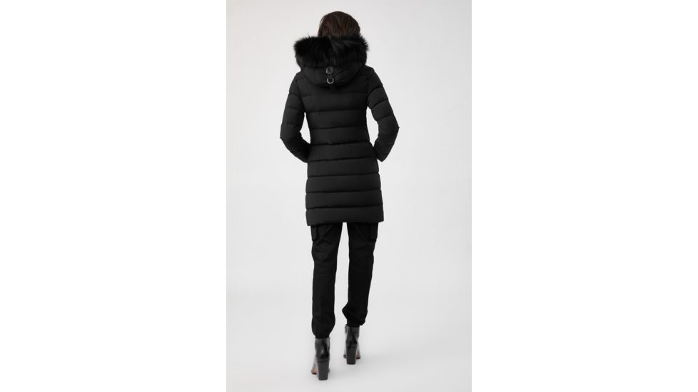 Mackage Calla Down Coat - Womens, Black / Silverfox Fur, Medium, Calla-X-Black-M