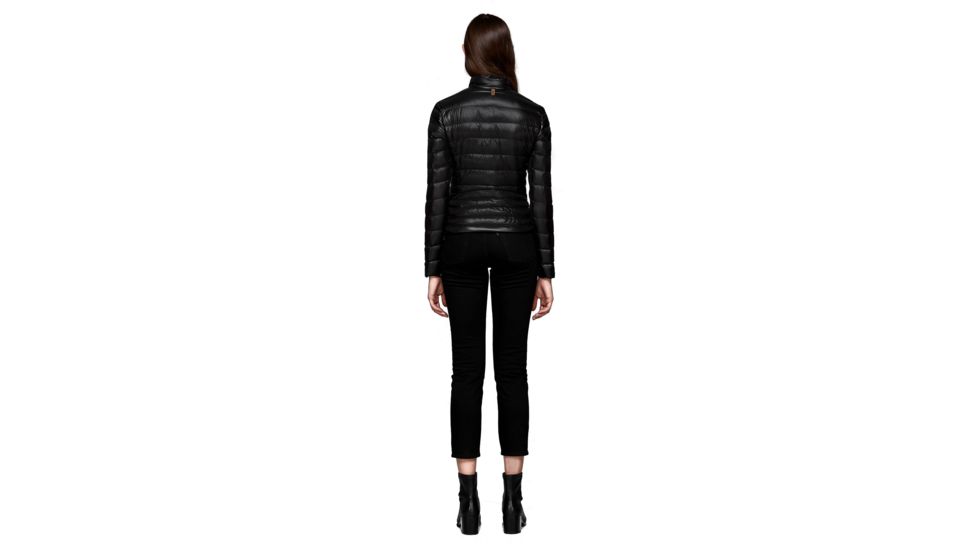 Mackage Cindee Quilted Lightweight Down Jacket With Zippered Pockets - Womens, Black, Medium, CINDEE-BLACK-M