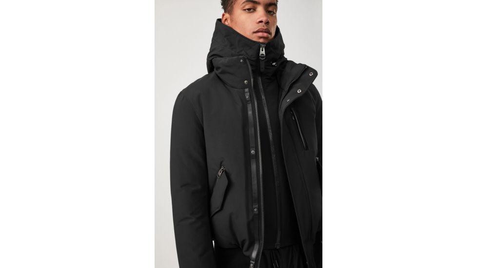 Mackage Dixon Down Bomber Jacket - Mens, Black, 46, Dixon-NF-Black-46