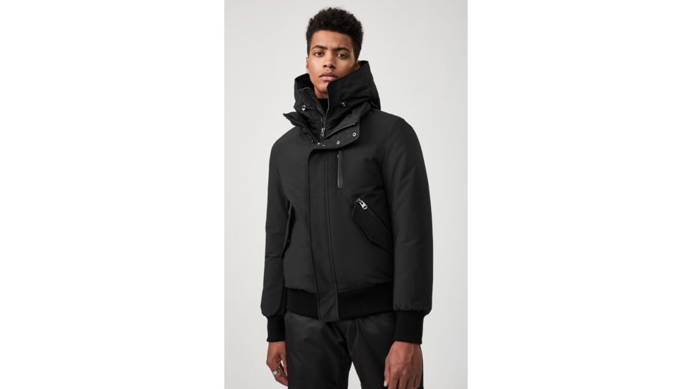 Mackage Dixon Down Bomber Jacket - Mens, Black, 46, Dixon-NF-Black-46