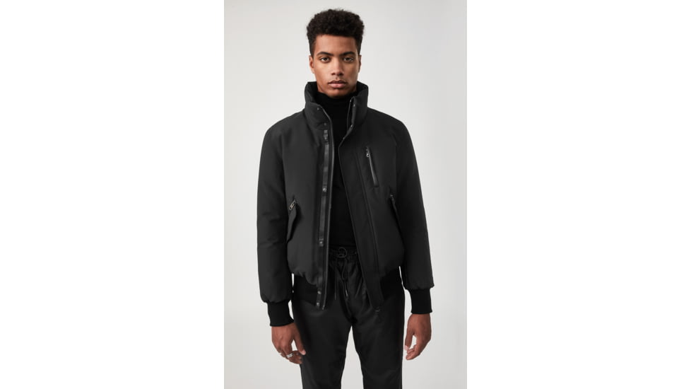 Mackage Dixon Down Bomber Jacket - Mens, Black, 46, Dixon-NF-Black-46