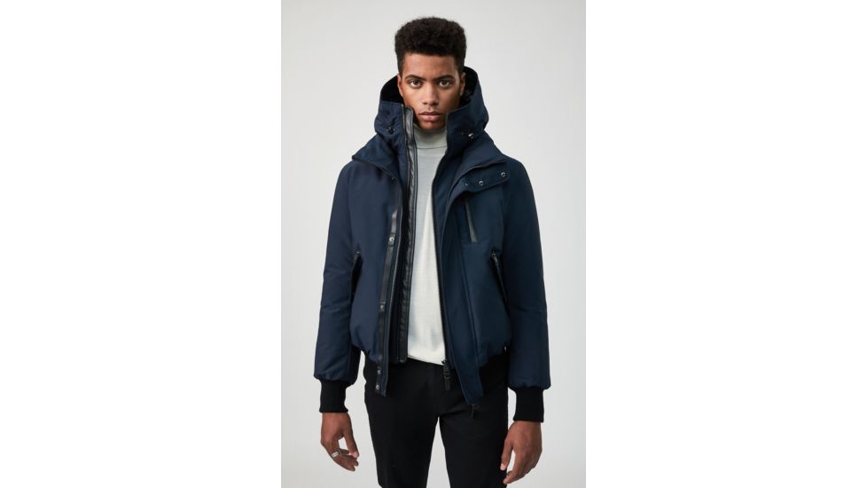 Mackage Dixon Down Bomber Jacket - Mens, Navy, 36, Dixon-NF-Navy-36