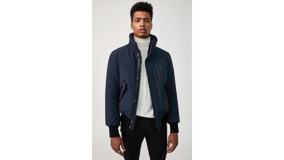 Mackage Dixon Down Bomber Jacket - Mens, Navy, 36, Dixon-NF-Navy-36