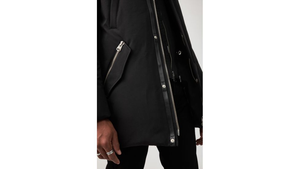 Mackage Edward Down Parka - Mens, Black / Silverfox Fur, 36, Edward-XR-Bl/Silv-36