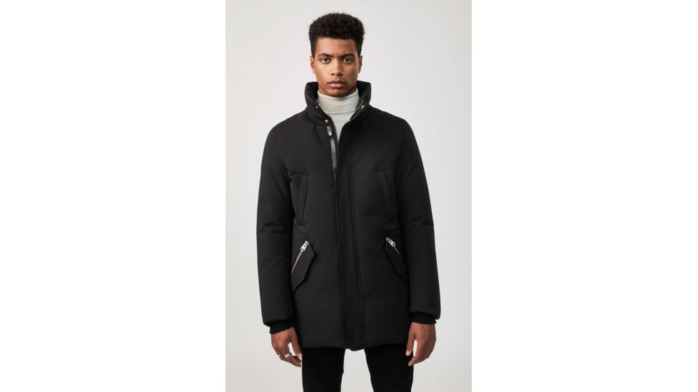 Mackage Edward Down Parka - Mens, Black / Silverfox Fur, 36, Edward-XR-Bl/Silv-36