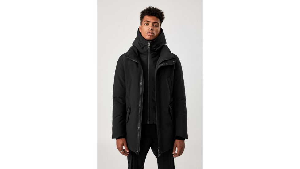 Mackage Edward Down Parka, Non-Fur - Mens, Black, 46, Edward-NF-Black-46