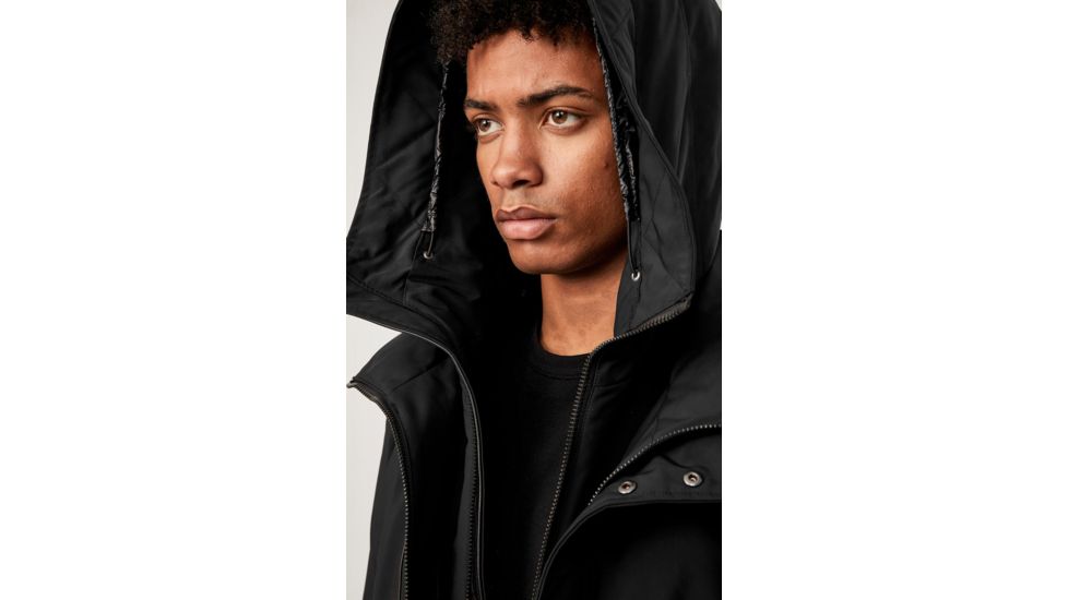 Mackage Edward Down Parka, Non-Fur - Mens, Black, 46, Edward-NF-Black-46