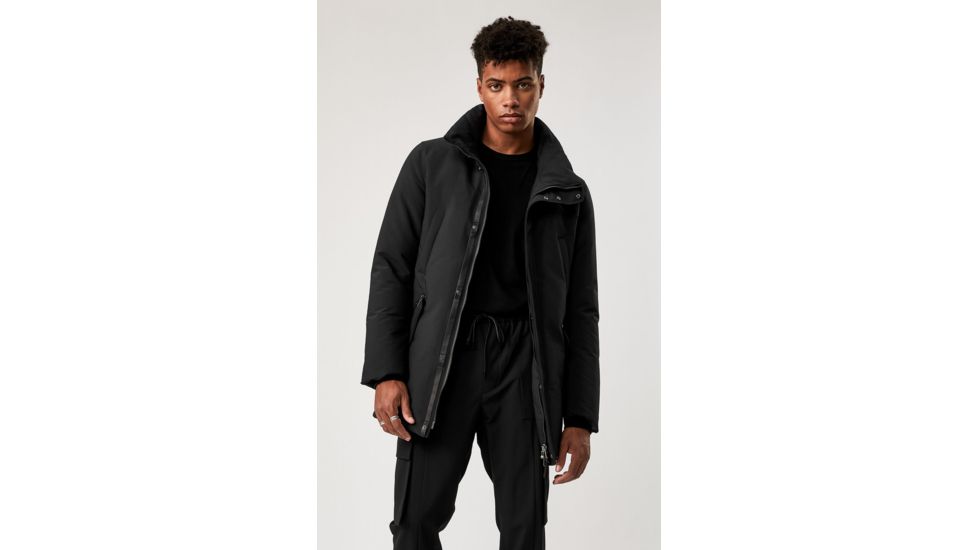 Mackage Edward Down Parka, Non-Fur - Mens, Black, 46, Edward-NF-Black-46
