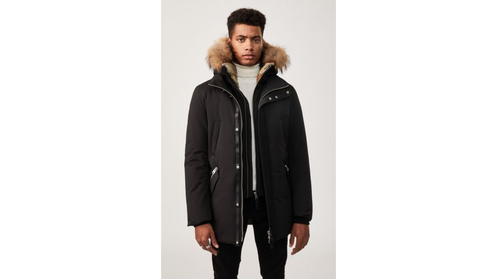 Mackage Edward Down Parka w/Removable Fur - Mens, Black, 44, Edward-R-Black-44