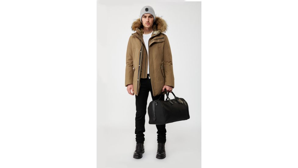 Mackage Edward Down Parka w/Removable Fur - Mens, Sand, 44, Edward-R-Sand-44