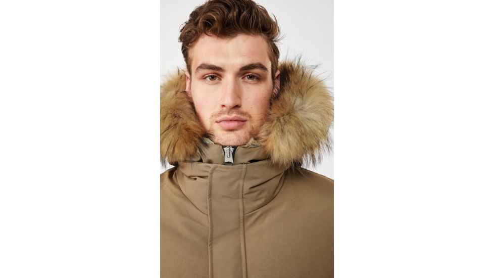 Mackage Edward Down Parka w/Removable Fur - Mens, Sand, 44, Edward-R-Sand-44