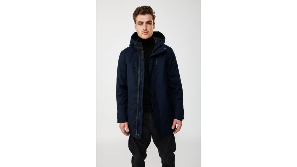 Mackage Faris Down Hooded Parka - Mens, Navy, 46, Faris-R-Navy-46
