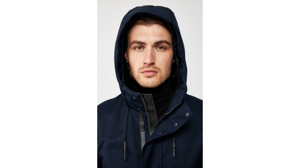 Mackage Faris Down Hooded Parka - Mens, Navy, 46, Faris-R-Navy-46