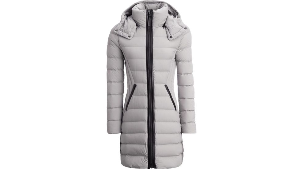 Mackage Farren Lightweight Down Coat With Removable Hood, Mineral, S, FARREN-MINERAL-S