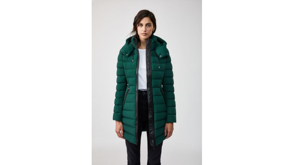 Mackage Farren Lightweight Down Coat - Womens, Green, Large, Farren-R-Green-L