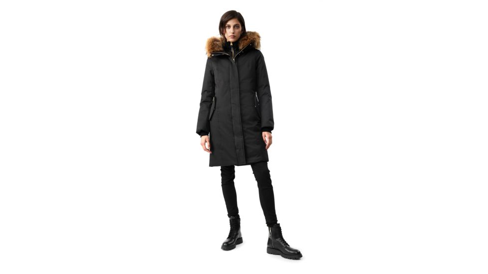 Mackage Harlowe Down Coat - Womens, Black / Natural Fur, Extra Small, Harlowe-R-Black-XS
