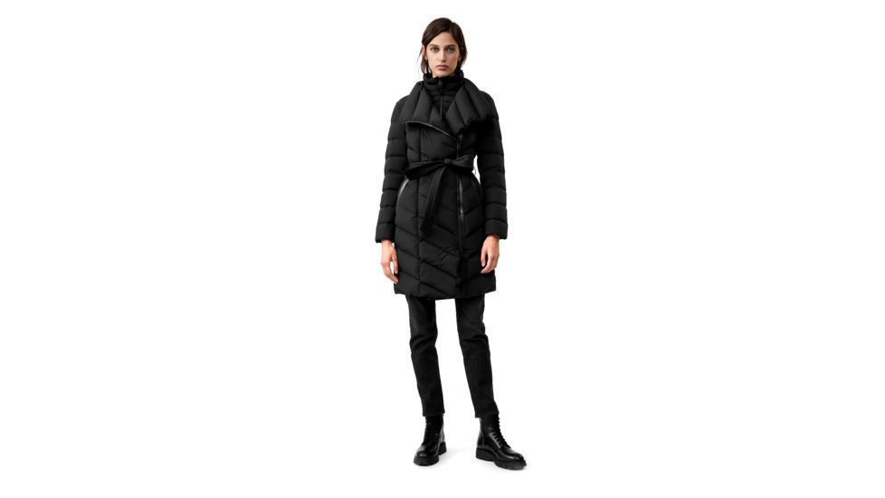 Mackage Ilena Lightweight Down Coat - Womens, Black, Extra Large, Ilena-Black-XL