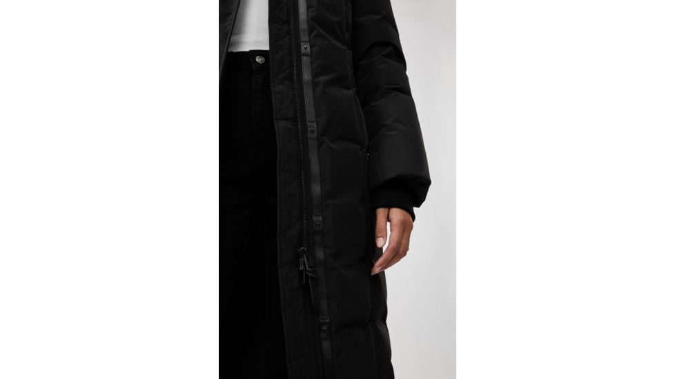 Mackage Jada Maxi Down Coat - Womens, Black / Natural Fur, Extra Small, Jada-R-Black-XS