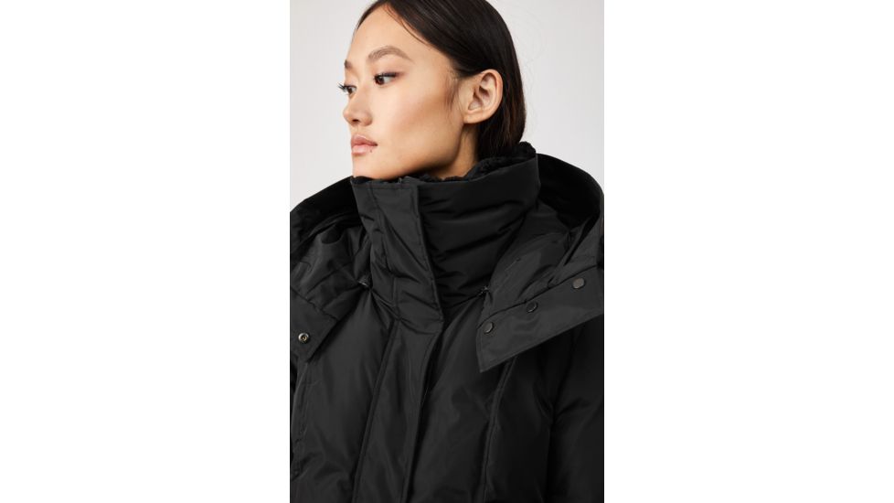 Mackage Jada Maxi Down Coat - Womens, Black / Natural Fur, Extra Small, Jada-R-Black-XS
