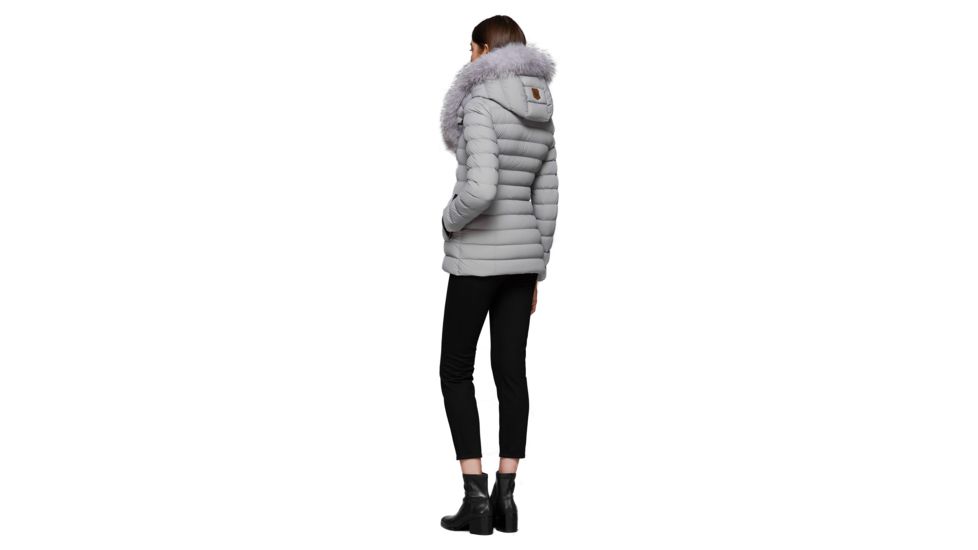 Mackage Kadalina-X Light Down Jacket With Fur Trimmed Collar - Womans, Mineral, Small, KADALIINA-X-MINERAL-S