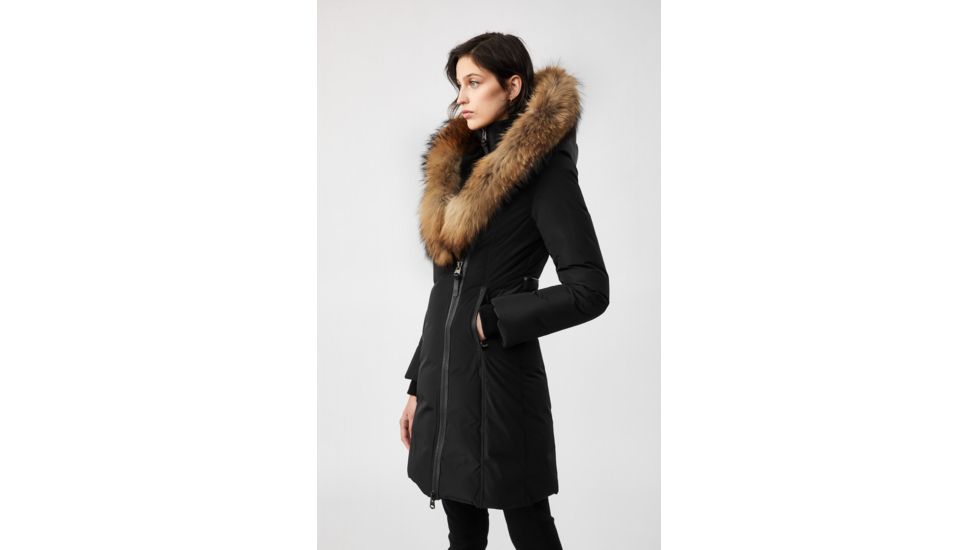 Mackage Kay Down Coat - Womens, Black / Natural Fur, Large, Kay-R-Black-L