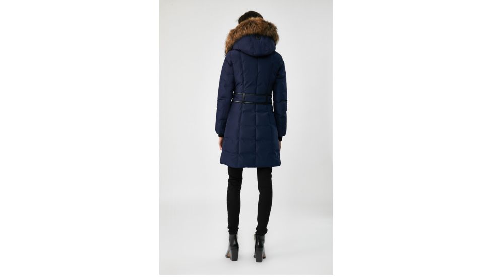 Mackage Kay Down Coat - Womens, Navy / Natural Fur, Large, Kay-R-Navy-L