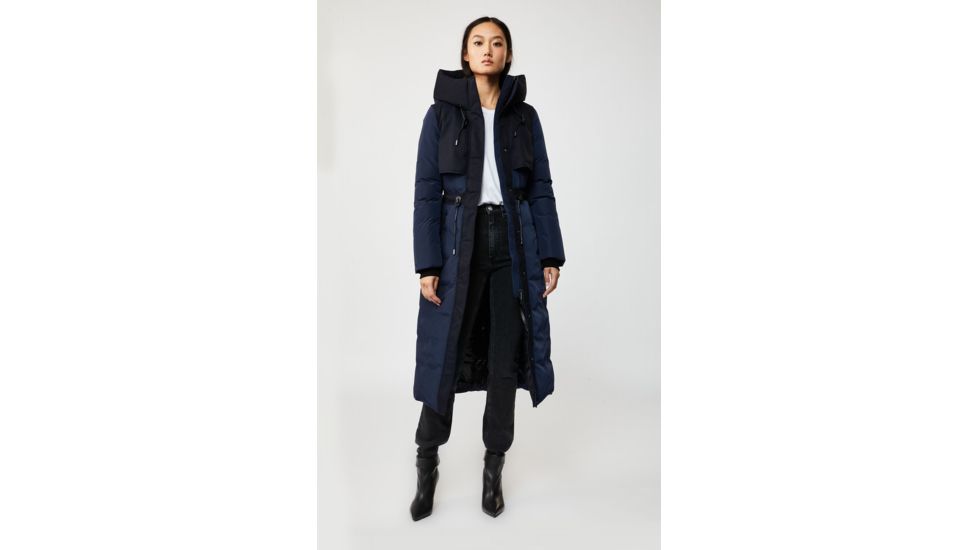 Mackage Leanne Hooded Puffer Coat - Womens, Navy, Extra Small, Leanne-Navy-XS