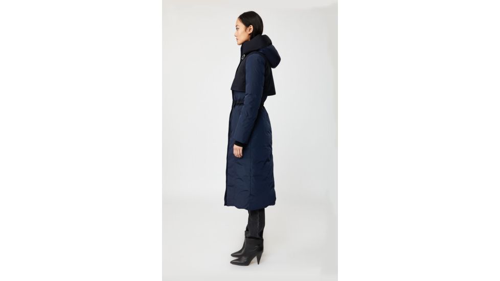 Mackage Leanne Hooded Puffer Coat - Womens, Navy, Extra Small, Leanne-Navy-XS