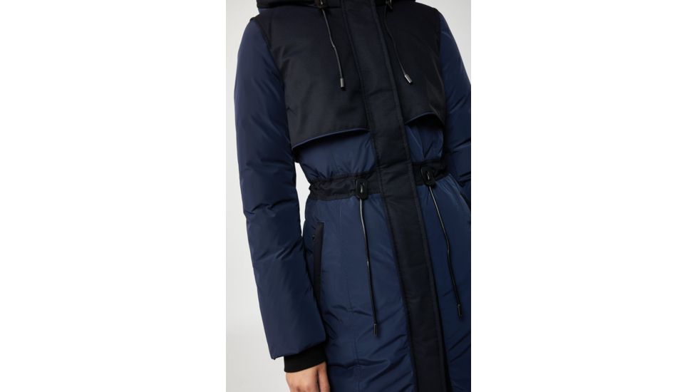 Mackage Leanne Hooded Puffer Coat - Womens, Navy, Extra Small, Leanne-Navy-XS