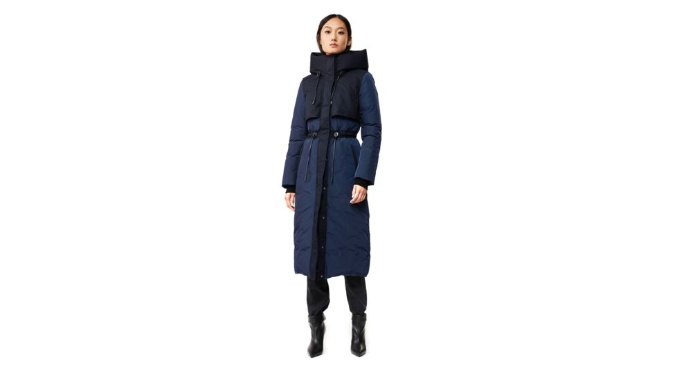 Mackage Leanne Hooded Puffer Coat - Womens, Navy, Extra Small, Leanne-Navy-XS