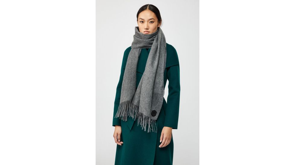 Mackage Luki Wool Scarf, Grey, One Size, Luki-Grey