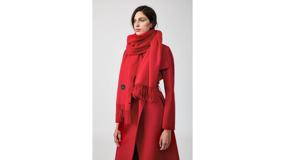 Mackage Luki Wool Scarf, Red, One Size, Luki-Red