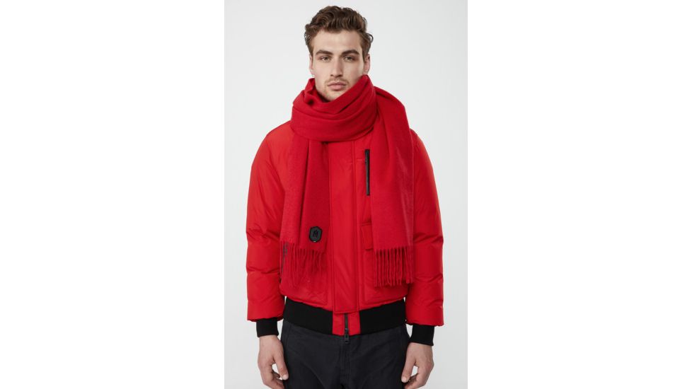 Mackage Luki Wool Scarf, Red, One Size, Luki-Red