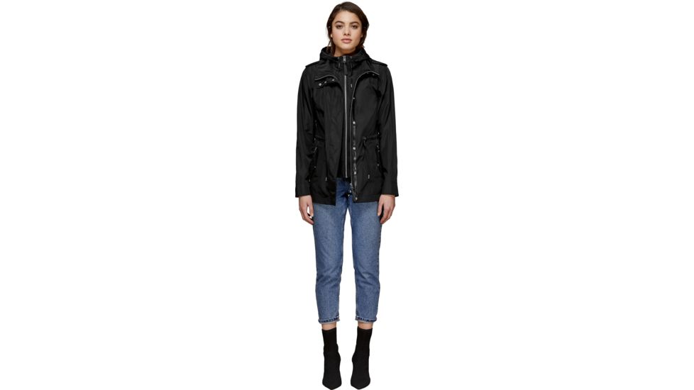 Mackage Melita Urban Rain Jacket - Women's, Black, Extra Small, Melita-Black-Extra Small