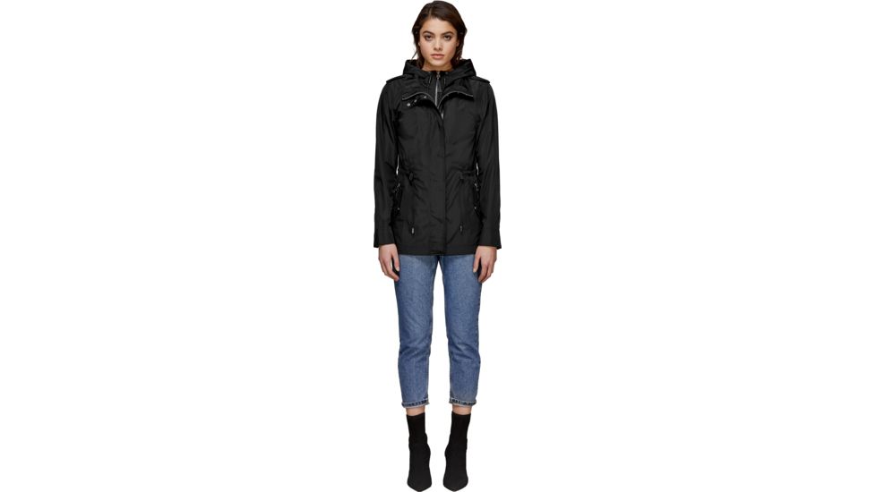 Mackage Melita Urban Rain Jacket - Women's, Black, Extra Small, Melita-Black-Extra Small