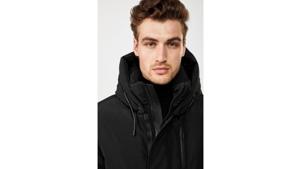 Mackage Nathan Down Bomber Jacket - Mens, Black, 36, Nathan-NF-Black-36