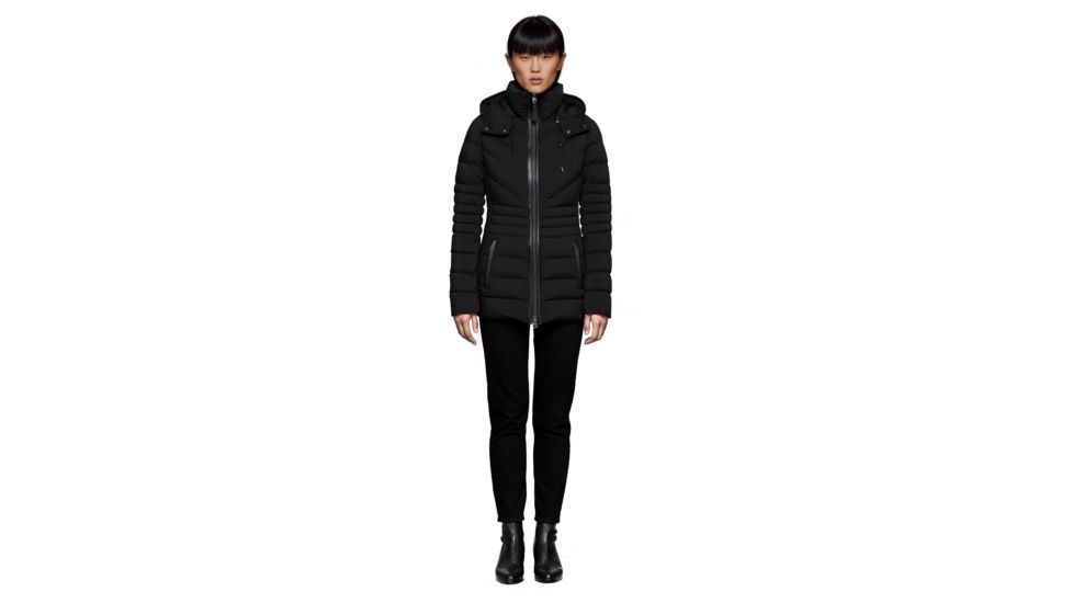 Mackage Patsy Matte Lightweight Down Coat With Hood - Womens, Black, Medium, PATSY-BLACK-M