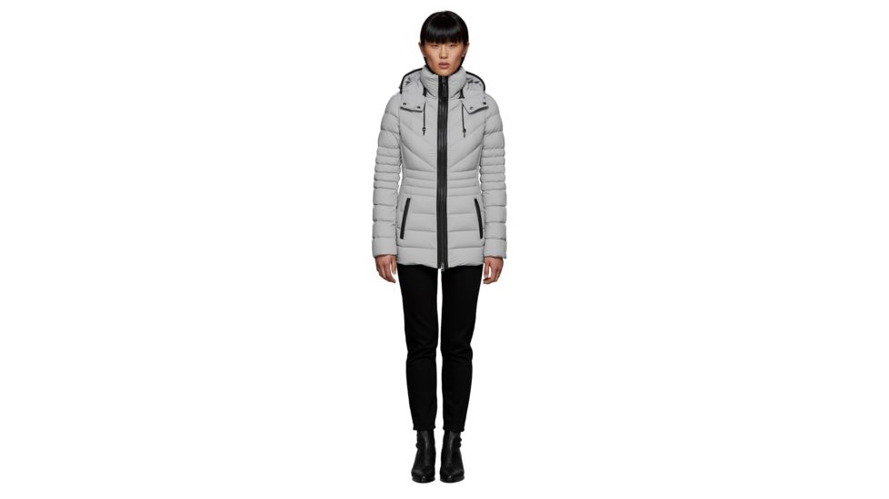 Mackage Patsy Matte Lightweight Down Coat With Hood - Womens, Mineral, Extra Small, PATSY-MINERAL-XS