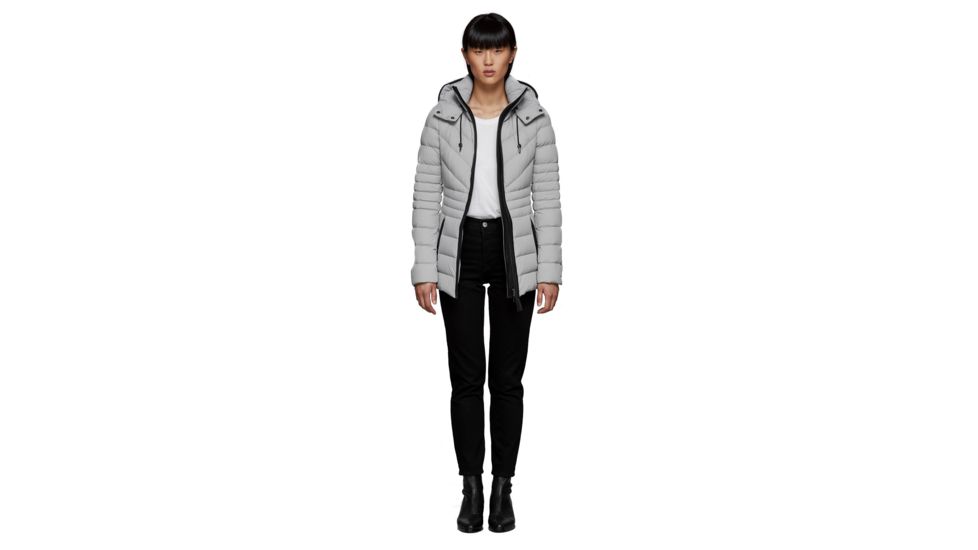 Mackage Patsy Matte Lightweight Down Coat With Hood - Womens, Mineral, Extra Small, PATSY-MINERAL-XS