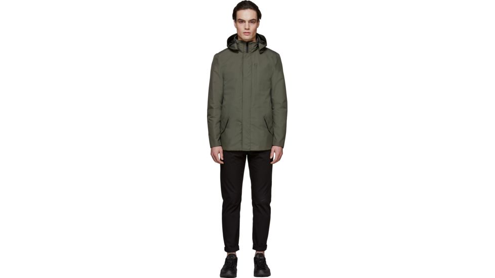 Mackage Shawn Urban Rain Jacket - Men's, Army, Medium, Shawn-Army-Medium