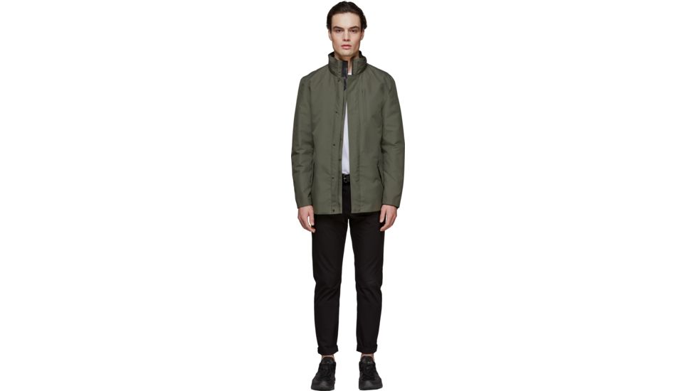 Mackage Shawn Urban Rain Jacket - Men's, Army, Medium, Shawn-Army-Medium