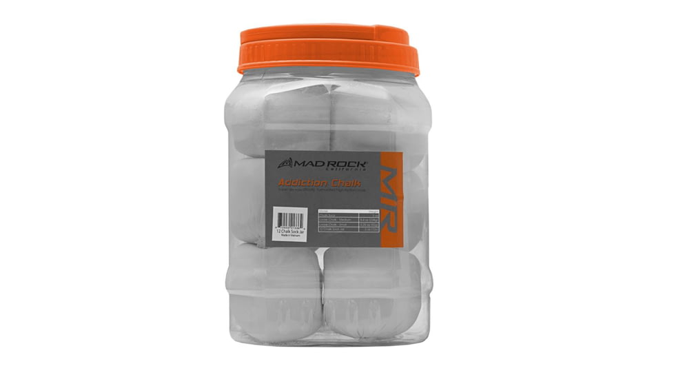 Mad Rock Addiction Chalk Sock, 12 Pairs, 678011