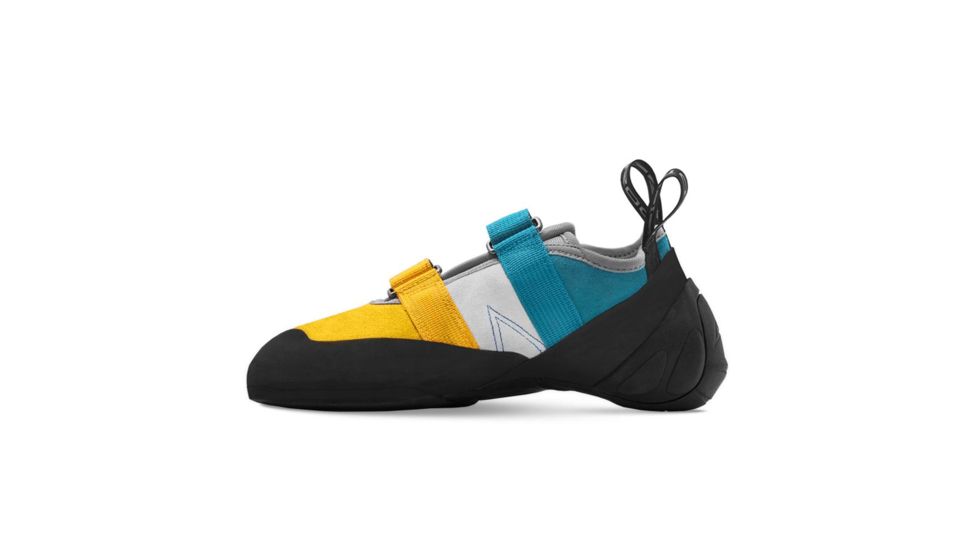Mad Rock Agama Mens Climbing Shoes, Teal/Yellow, 8 US, 446080-80