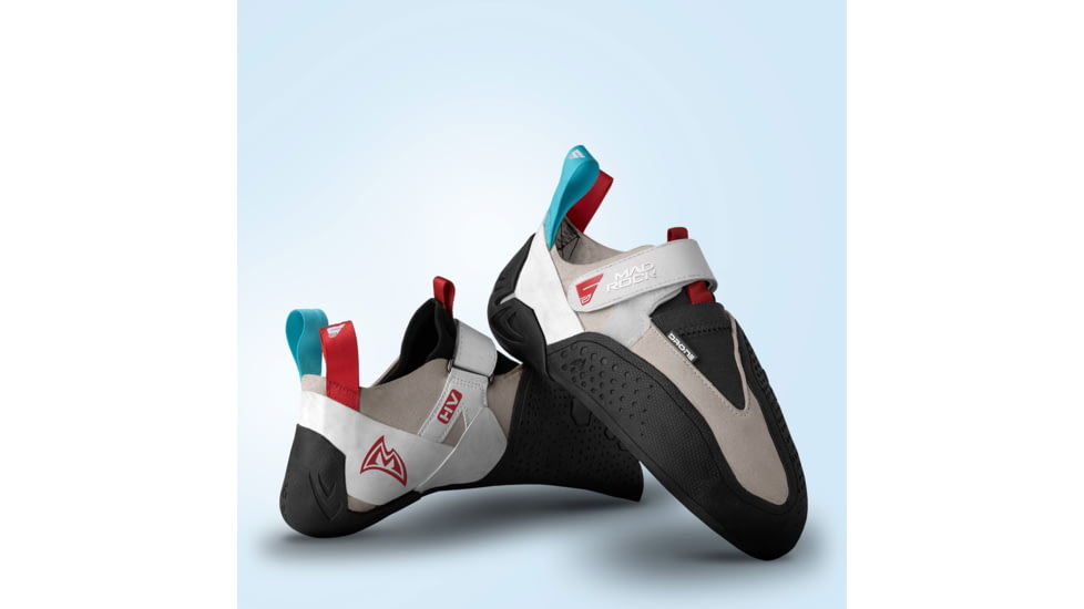 Mad Rock Drone Comp HV Climbing Shoes - Mens, Tan/Rose Red/Aqua, 12.5, 464125