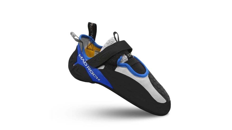 USED Mad Rock Drone HV Climbing Shoes - Mens, Black/Blue, 8.5, 449085, EDEMO1
